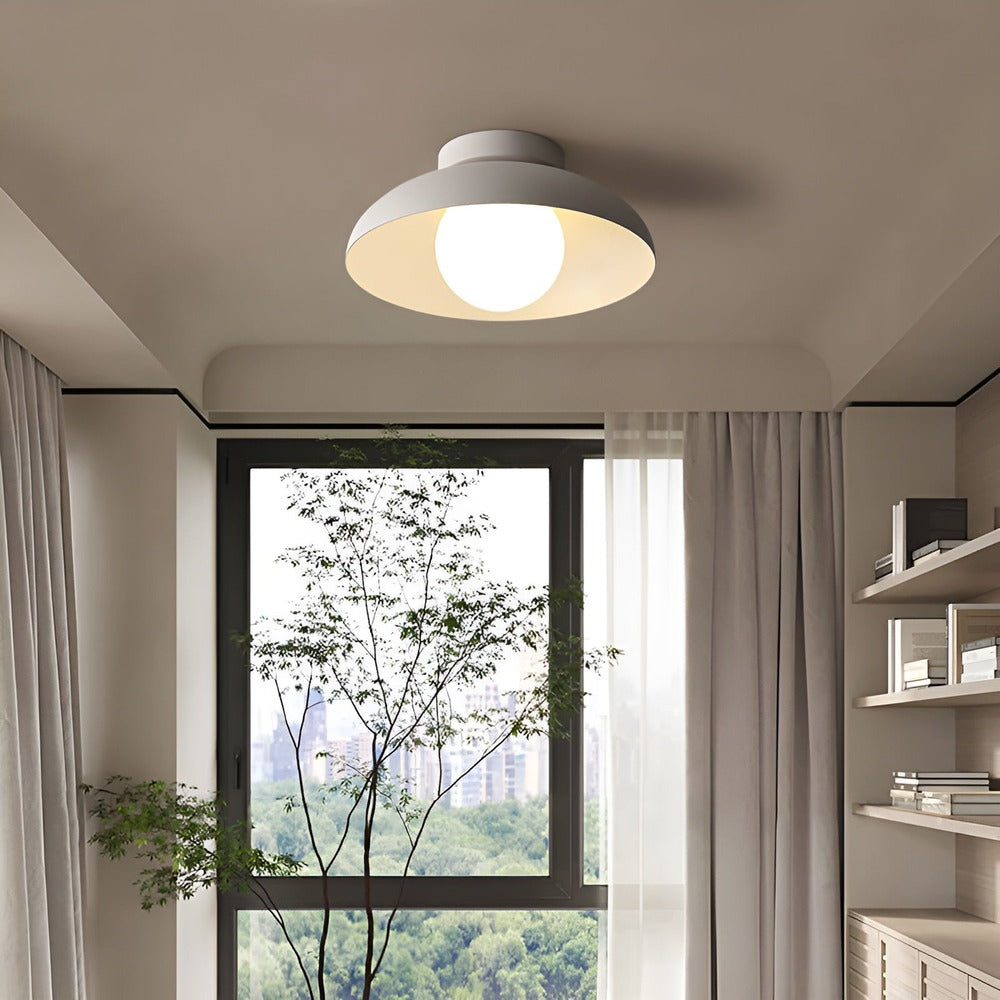 Plafonnier Wabi Sabi, éclairage minimaliste moderne pour salon et cuisine. Ambiance douce.