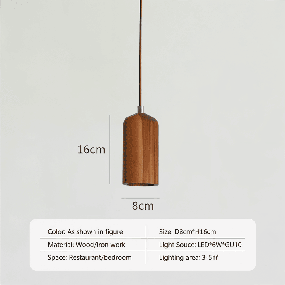 Luminaire suspension cylindrique, éclairage intérieur design pour salon ou chambre moderne.