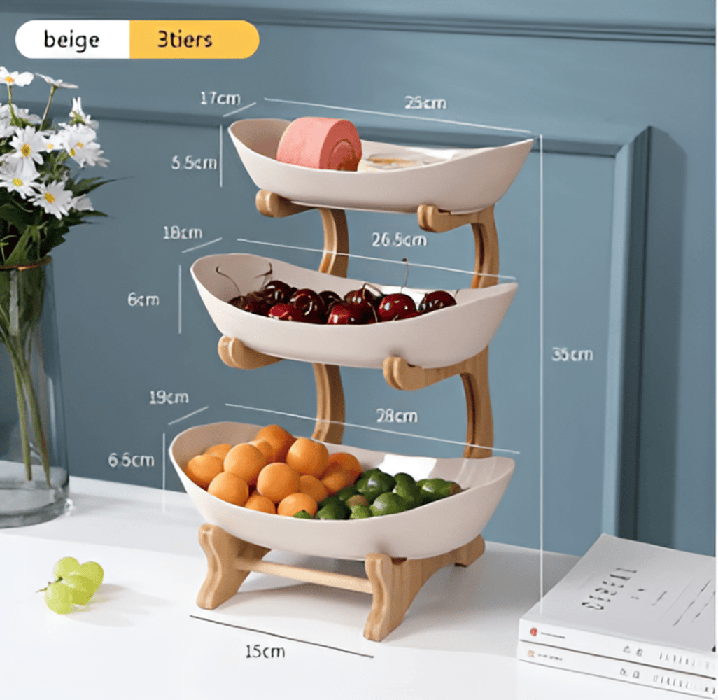 Bol à fruits moderne vert. Parfait comme plateau de service ou organisateur de comptoir pour la cuisine.