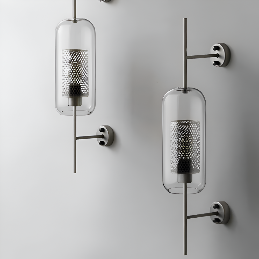 Luminaire mural LED Hexara, style vintage et design nid d'abeille, idéal pour maison moderne.