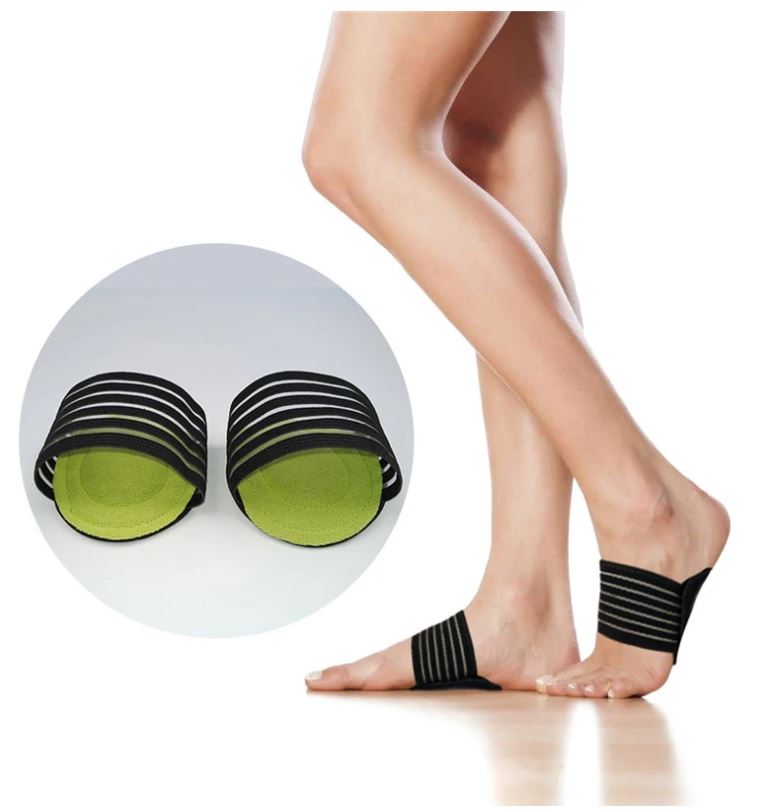 Bande de confort orthopédique FootFlex pour le pied, offrant un soutien doux et un soulagement optimal au quotidien.