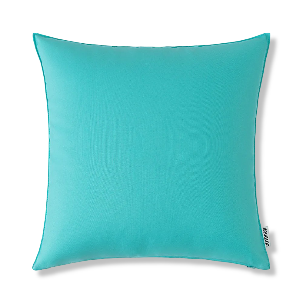 Décoration élégante avec cette housse de coussin 45x45 cm déperlante, style lin rustique.