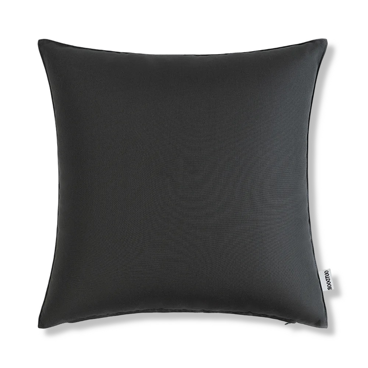 Housse coussin de jardin 45x45 cm déperlante en polyester, style rustique, pour décorer.