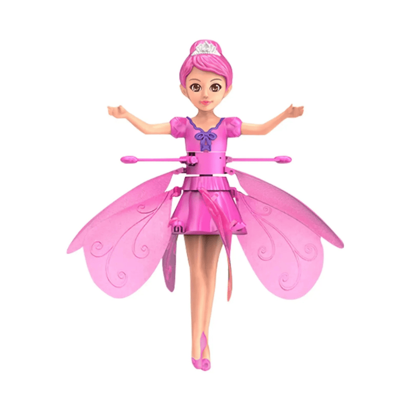 Cadeau enfant: Fée volante magique FlutterFly interactive, rechargeable USB, lumières LED, jeu intérieur.