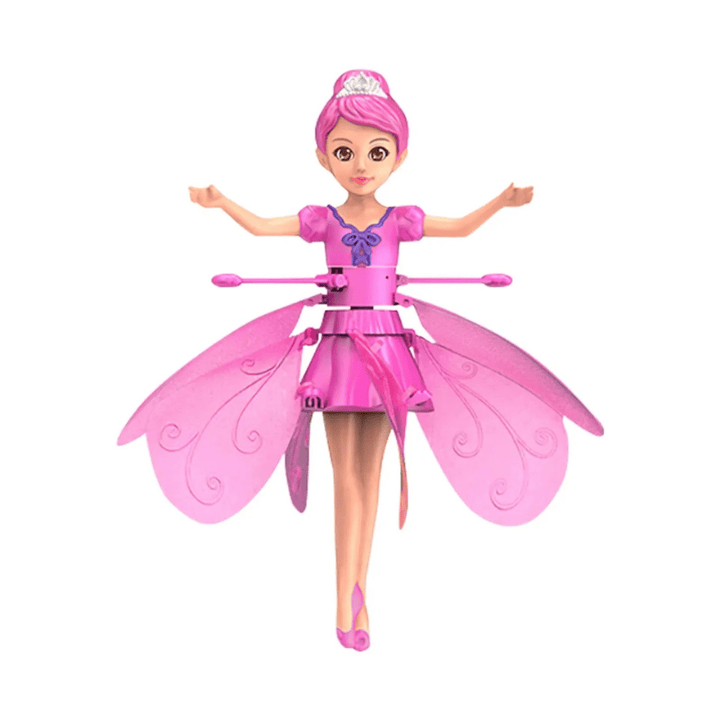 Cadeau enfant: Fée volante magique FlutterFly interactive, rechargeable USB, lumières LED, jeu intérieur.