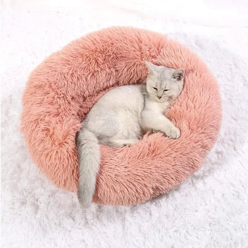 Niche chien douillette et moelleuse, idéale pour un sommeil réparateur, disponible en grande taille.