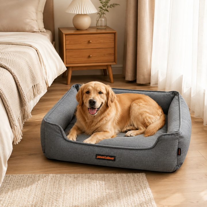 Soutien articulaire essentiel pour chien : ce lit orthopédique en mousse mémoire favorise une bonne santé canine.