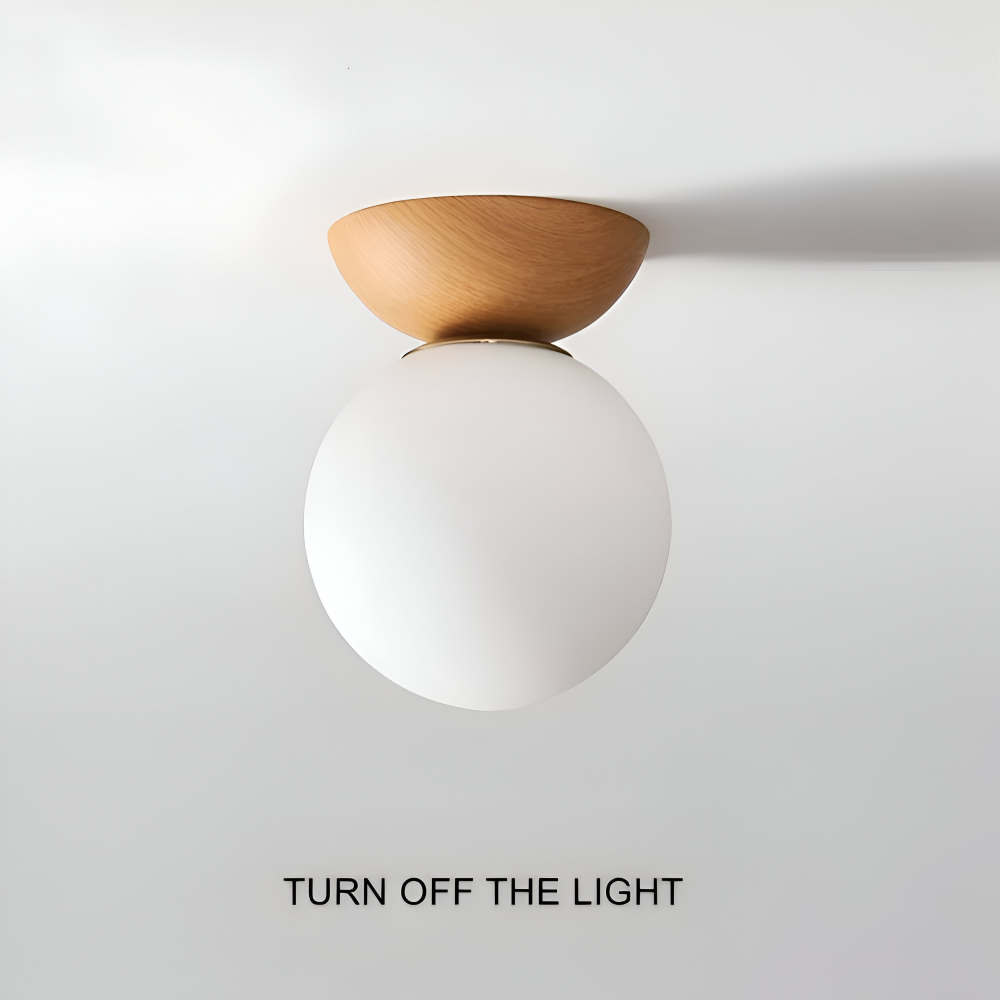 Lustre LED Perle, design élégant japonais, lampe suspendue pour un intérieur moderne.