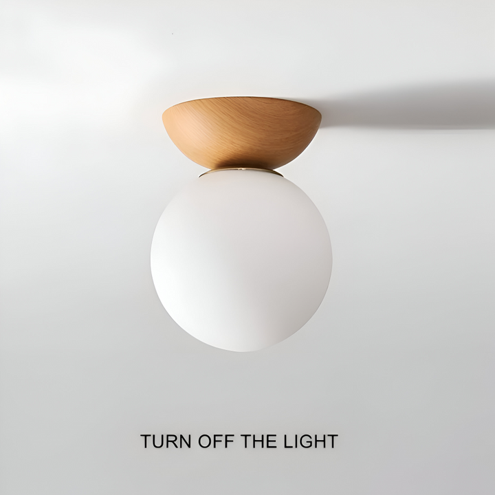 Lustre LED Perle, design élégant japonais, lampe suspendue pour un intérieur moderne.