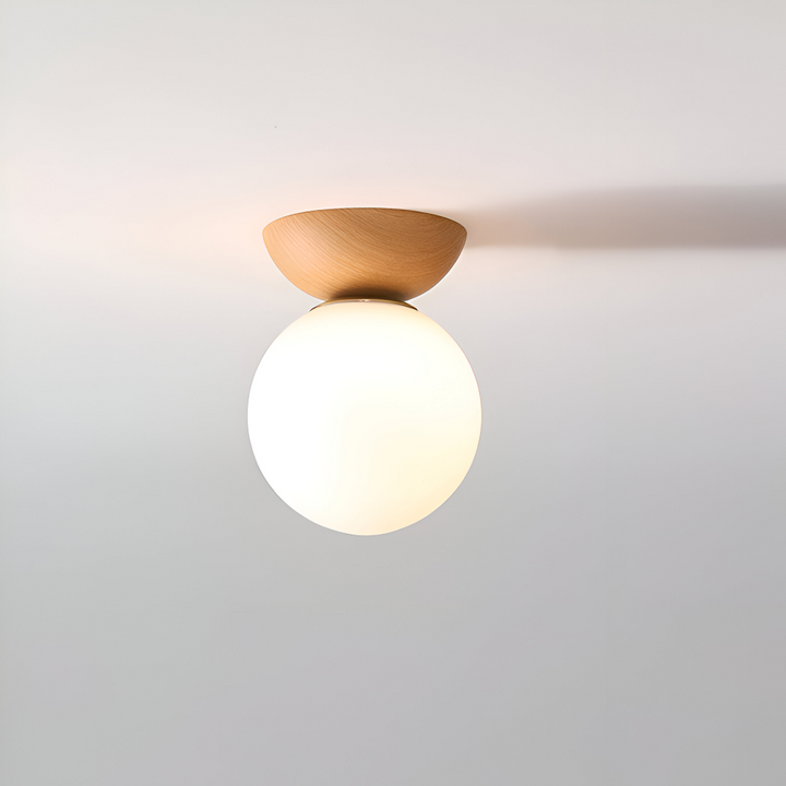 Plafonnier Perle LED, éclairage intérieur moderne, lampe suspendue japonaise décorative.