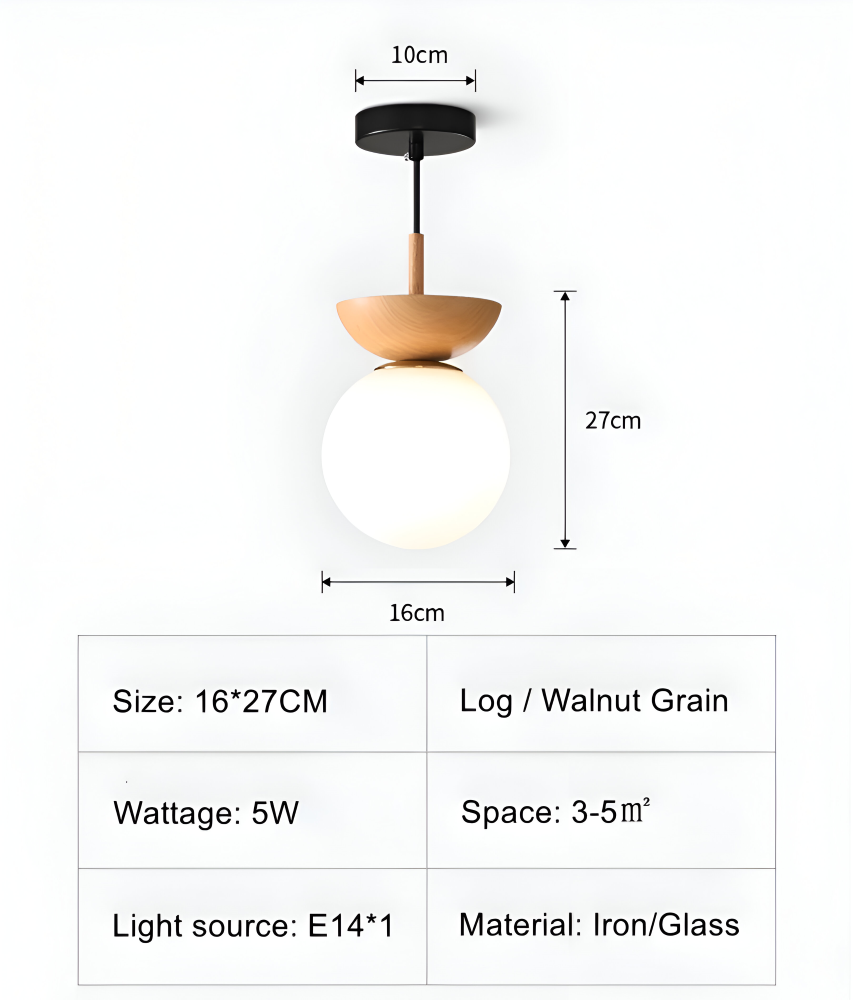 Plafonnier LED Perle, suspension élégante japonaise, décoration lumineuse intérieure.