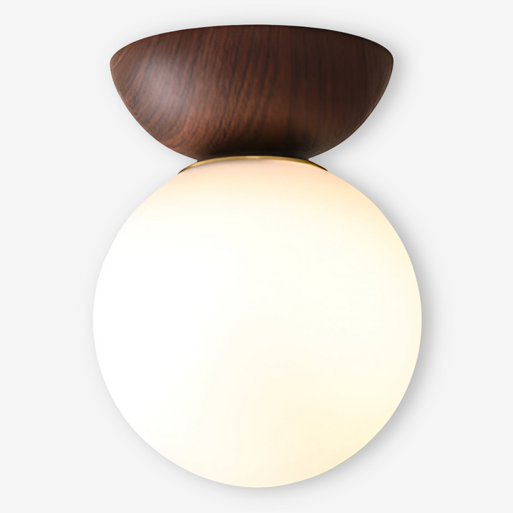 Luminaire LED Perle, style japonais, suspension plafond pour une ambiance relaxante.