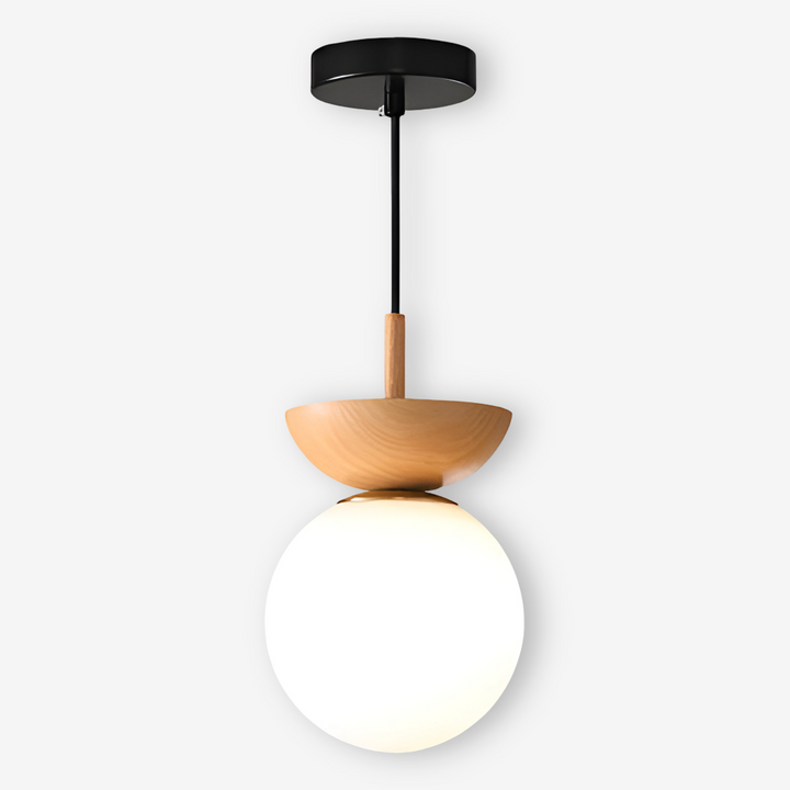 Lustre Perle LED, lampe japonaise moderne, éclairage intérieur économie d'énergie.