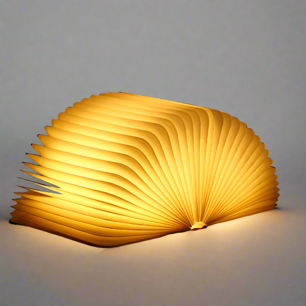 Lampe de table livre LED pliable, idéale pour bureau, salon, ou comme lampe de chevet.