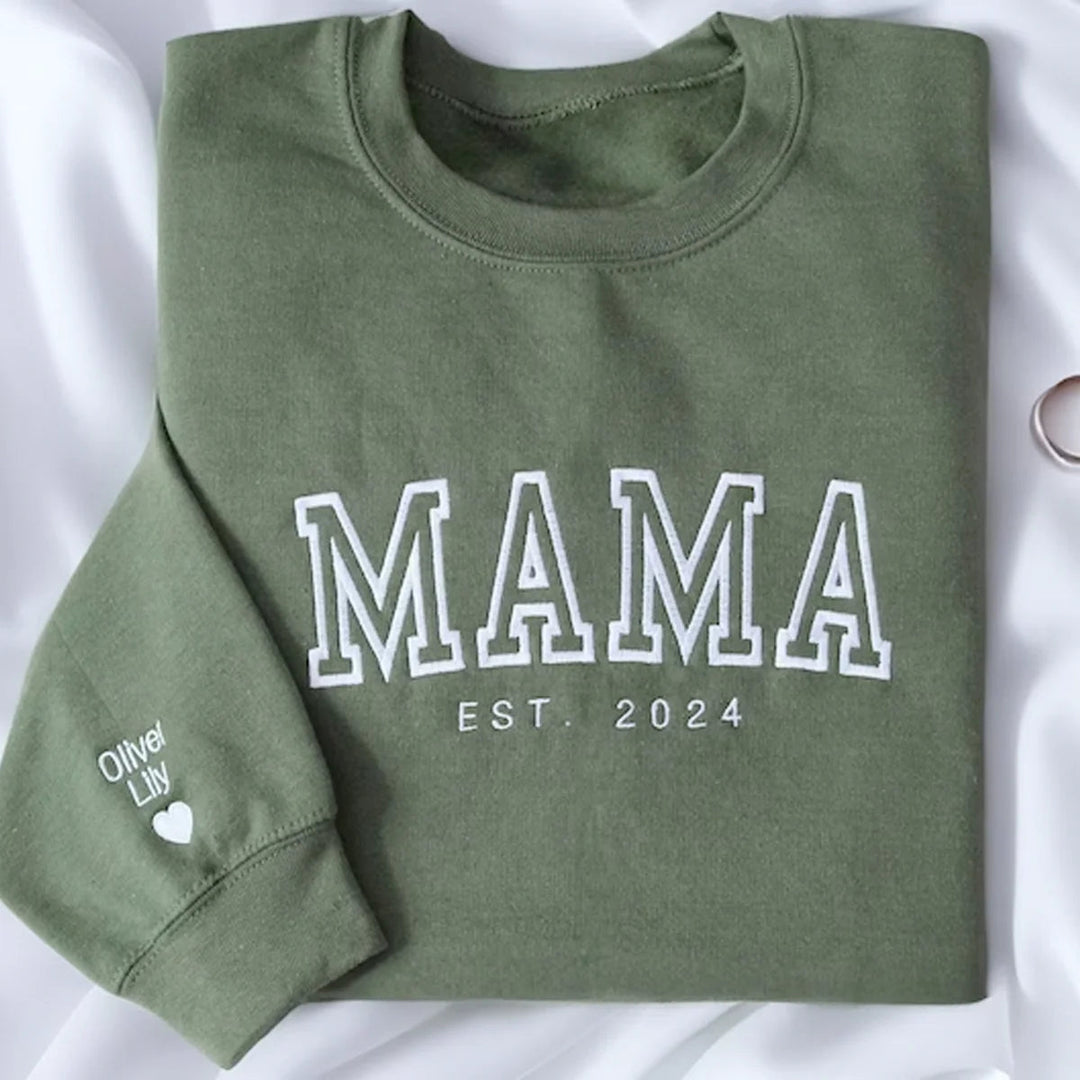 Vêtement personnalisé unisexe: pull LoveStitch brodé, un souvenir mode confortable et plein d'amour.