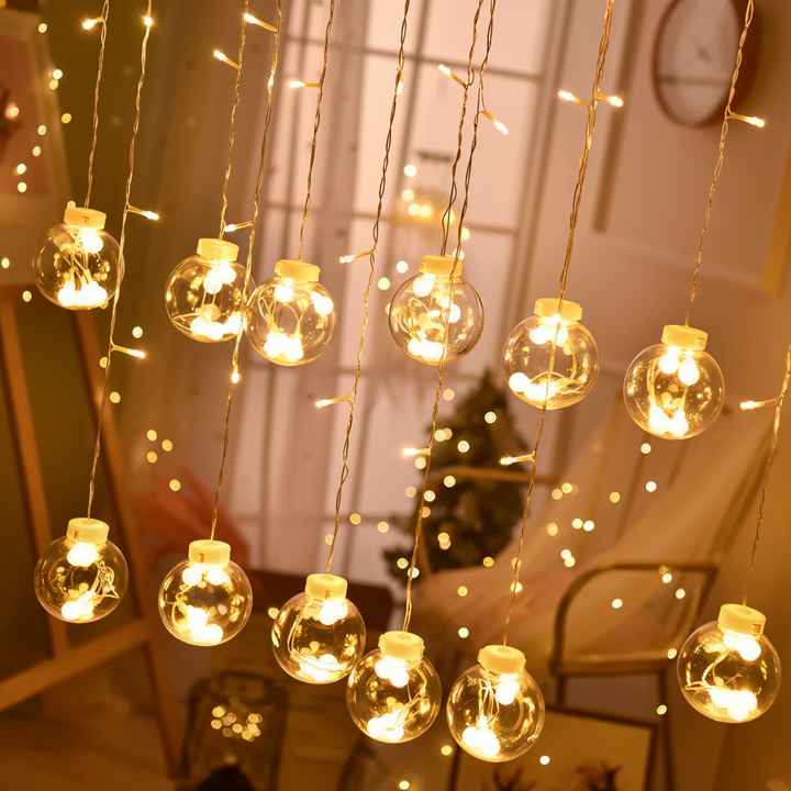 Guirlande lumineuse solaire étanche, parfaite pour illuminer votre espace extérieur.