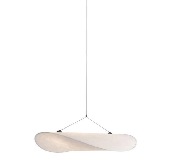 Luminaire LED plafond blanc, design moderne et simple, parfait pour un éclairage intérieur élégant et chaleureux.