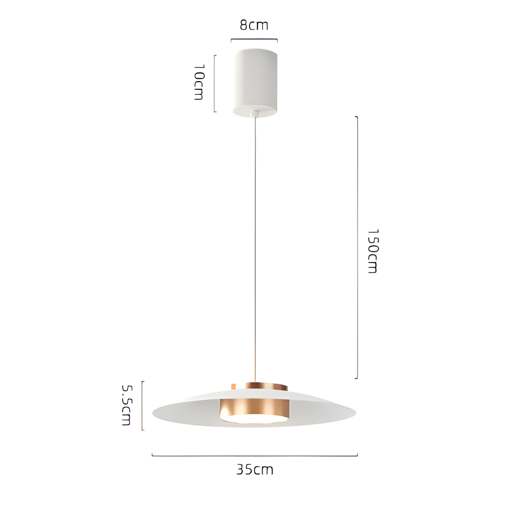 Éclairage LED écoénergétique, lampe suspendue dimmable. Design nordique industriel, parfait pour salle à manger.