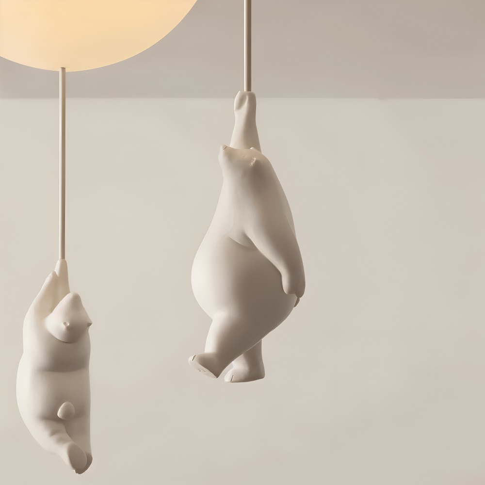 Suspension BalloBear, lampe ludique avec ourson et ballon pour éveiller l'imagination des enfants.