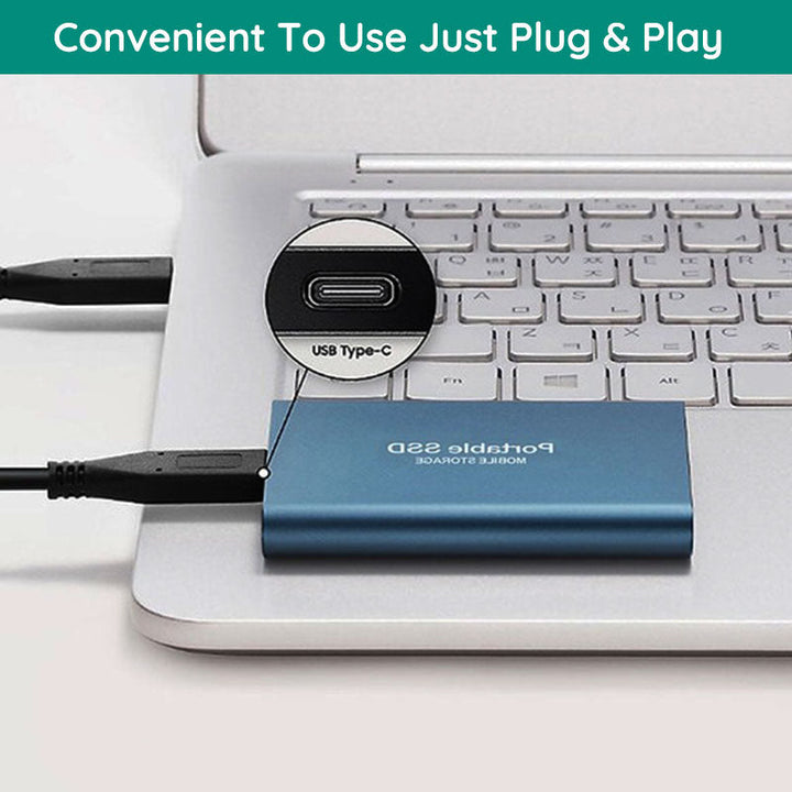 Disque SSD externe compact et fiable. Stockage portable rapide pour toutes vos données numériques.