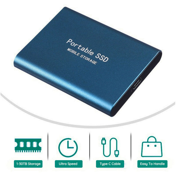 SSD externe ultra-rapide et compact. Stockage portable fiable pour la sauvegarde de données.