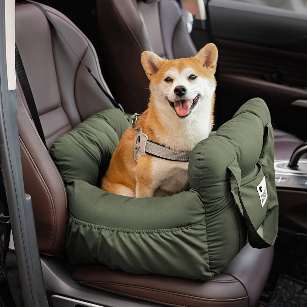 Housse lavable pour lit voiture chien. Assure la propreté et la sécurité.