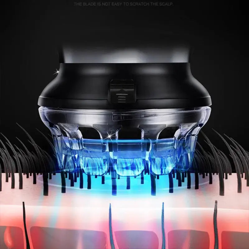 Entretien barbe et cheveux: tondeuse sans fil rechargeable USB-C avec écran LED intégré.