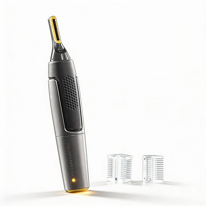 Tondeuse homme LUMITRIM avec LED, pour un toilettage de précision, compacte et facile à utiliser.