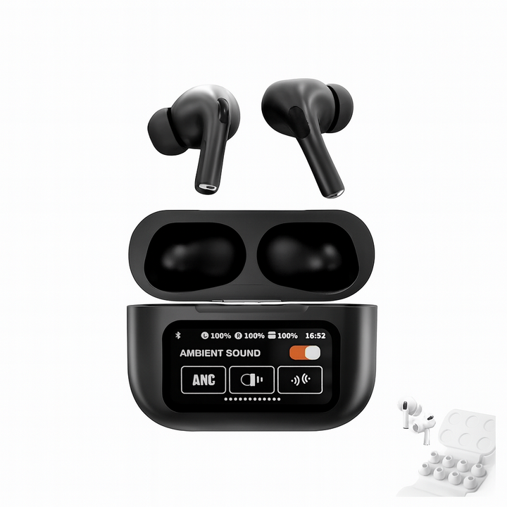 Design élégant écouteurs sans fil tactiles unisexes. Technologie Bluetooth avancée pour un son immersif haute fidélité.