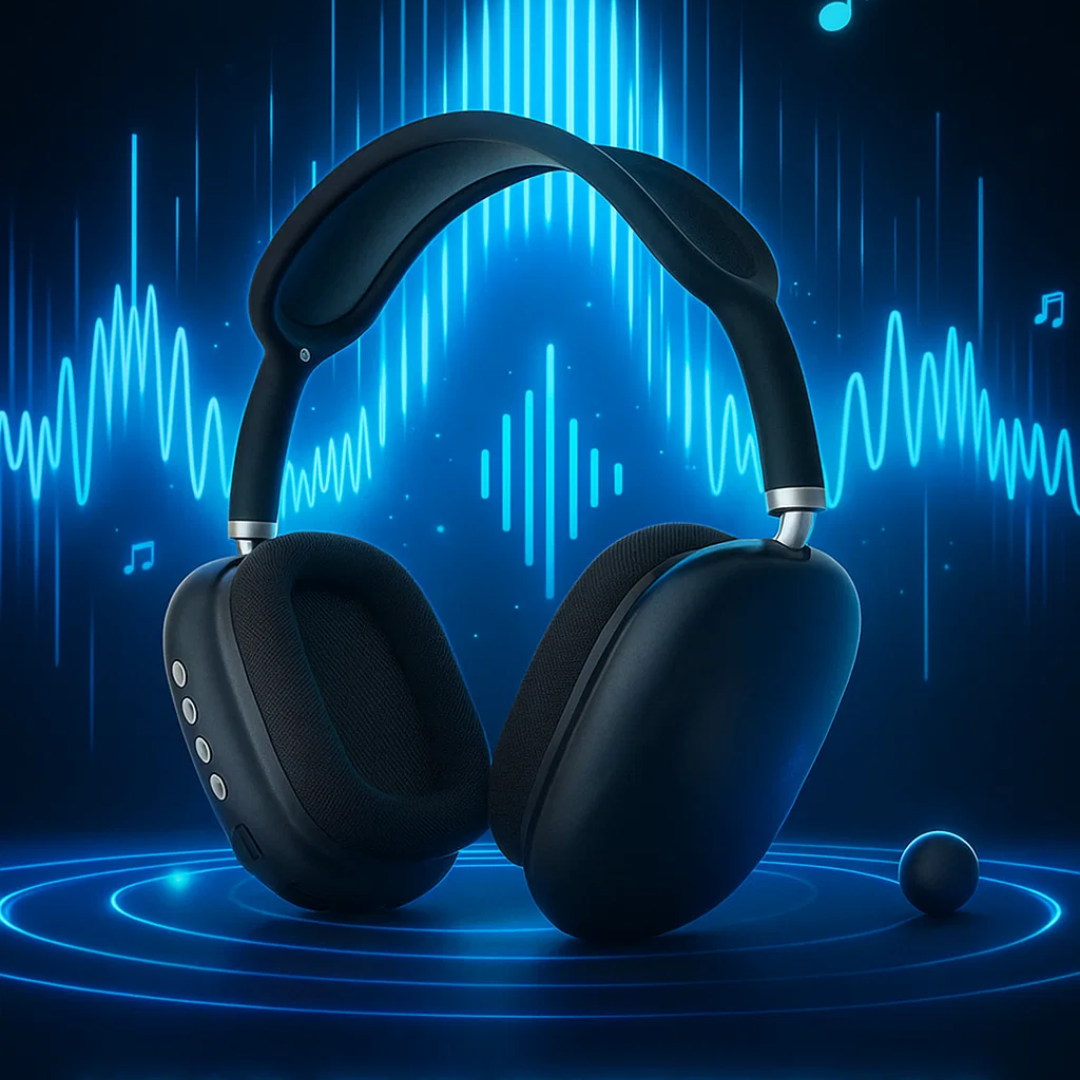 Casque audio sans fil Macpod Pro, élégant et robuste, offrant une autonomie exceptionnelle en voyage.