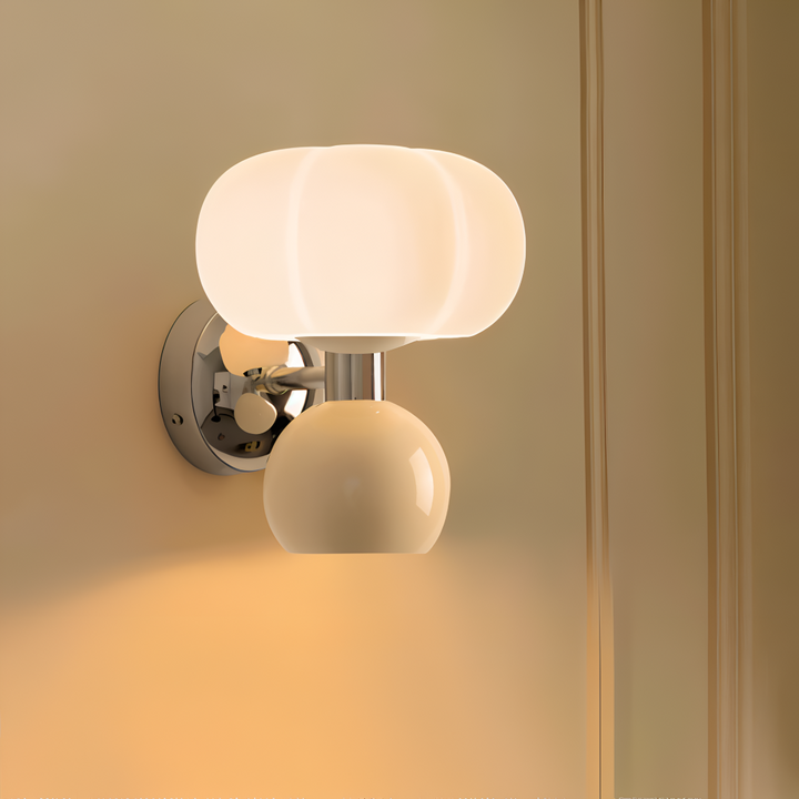 Lampe LED intérieure, design minimaliste élégant, éclairage doux et chaleureux.