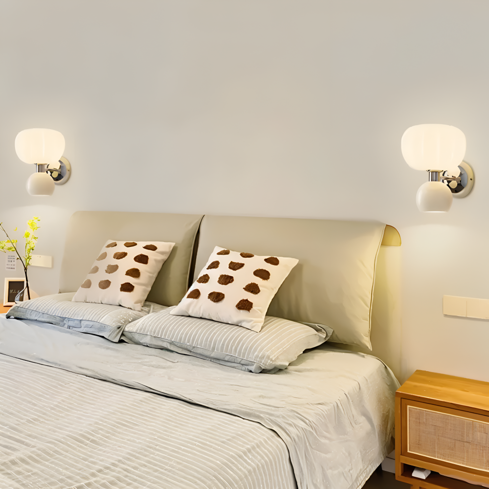 Luminaire mural LED scandinave, éclairage intérieur élégant, économie d'énergie.