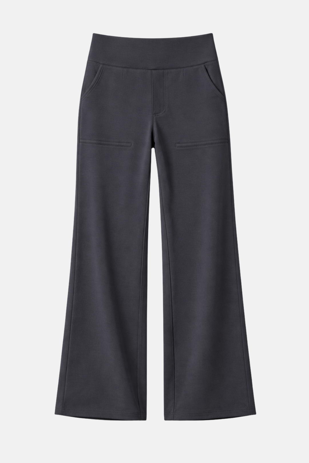 Pantalon confort femme polyvalent, coupe élégante et taille haute, parfait pour toute occasion.