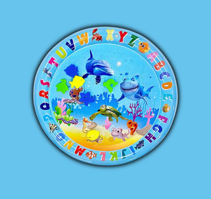 Tapis de jeu aquatique SplashTail pour chat, jouet sensoriel durable offrant une stimulation unique.