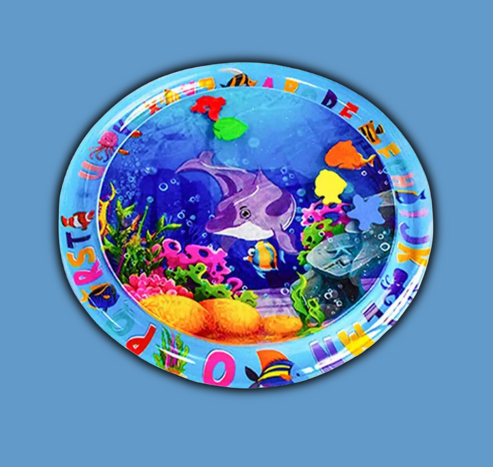 Offrez à votre chat un divertissement sans fin avec le tapis de jeu aquatique durable SplashTail.