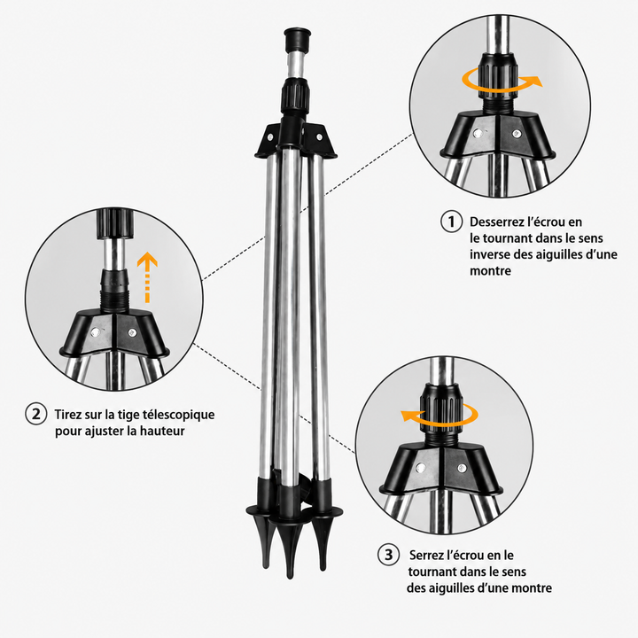 Arroseur RainSpin pulvérisateur, créant une pluie fine pour un arrosage doux et efficace du jardin.