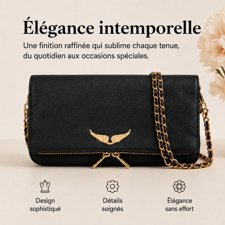 Accessoire de mode femme, pochette Ravenna polyvalente, élégance décontractée et chic.