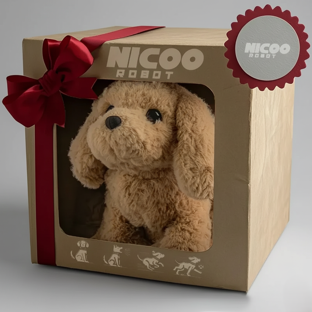 Chien robot interactif, un jouet réaliste et éducatif. Cadeau d'anniversaire idéal pour tout enfant.