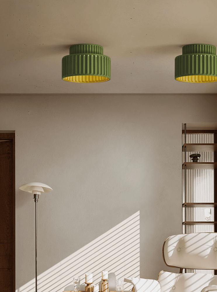 Décoration intérieure: plafonnier rainuré moderne, lumière LED pour un éclairage optimal.
