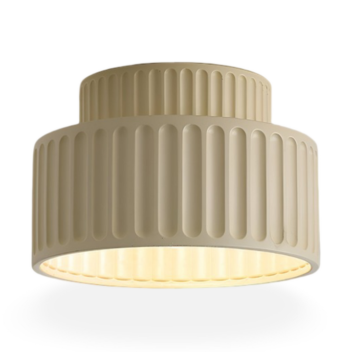 Plafonnier élégant à rainures, éclairage de plafond LED pour une ambiance raffinée.