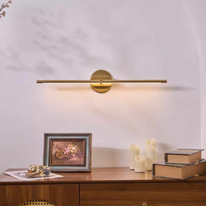 Lampe murale LED linéaire rechargeable USB. Sans fil, tactile. Pour couloir, placard ou éclairage d'appoint moderne et pratique.