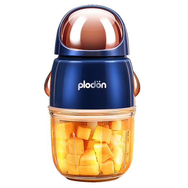 Mini mixeur portable bébé gris, idéal pour purées et compotes fraîches. Préparation repas facile pour l'alimentation.