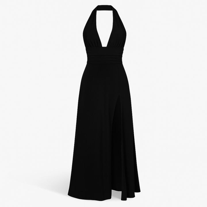 Robe blanche chic pour femme, style printemps-été, confortable et à la mode.