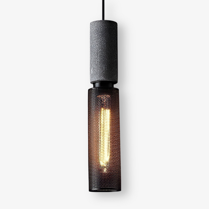 Suspension éclairage rustique, métal brossé, ambiance chaleureuse pour toute pièce de la maison.
