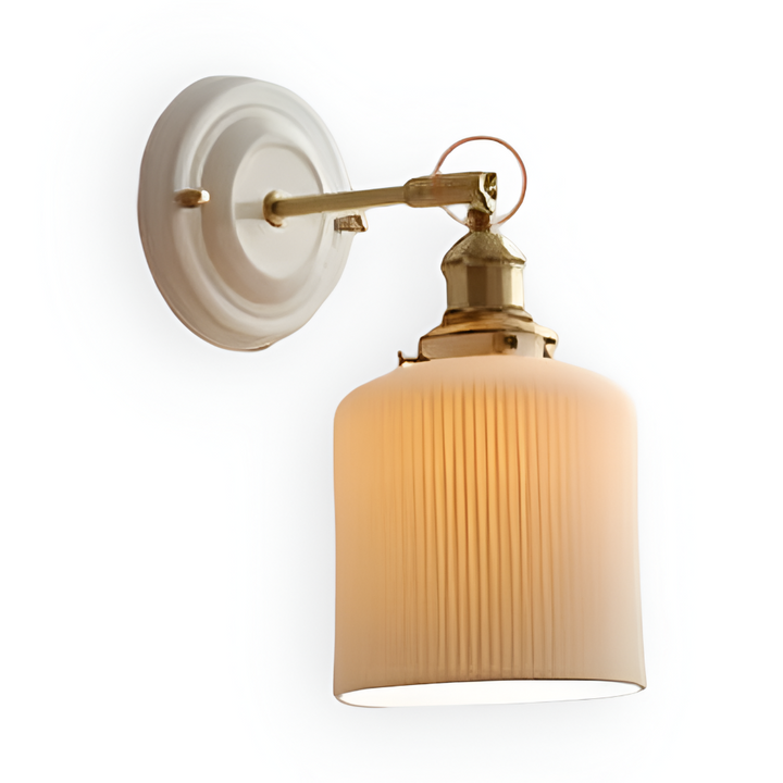 Applique élégante rustique, luminaire mural pour salon, éclairage indirect.