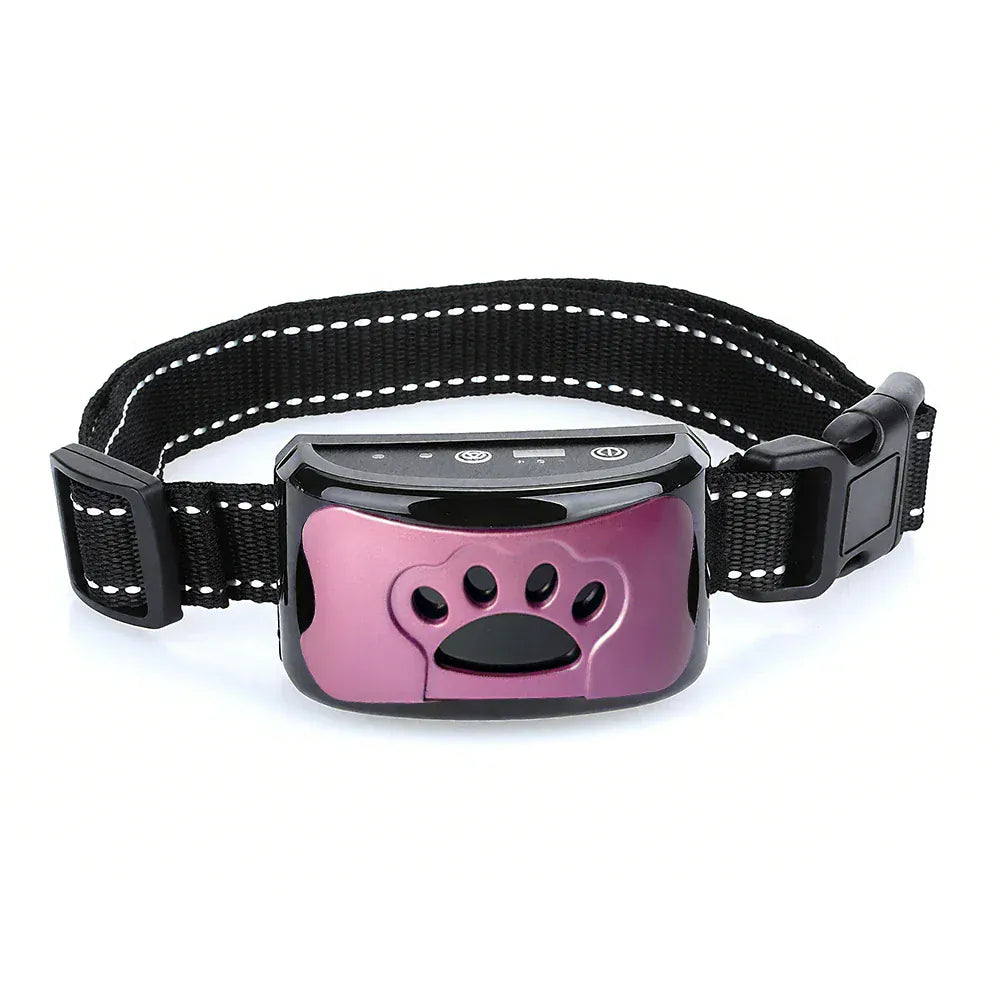 Collier d'apprentissage pour chien, minimise les aboiements indésirables avec technologie anti-stress.