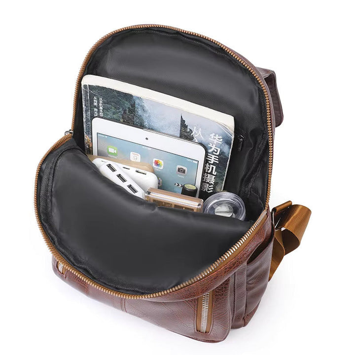 Sac à dos femme confortable, fonction antivol discrète, idéal pour transporter vos essentiels en sécurité au quotidien.