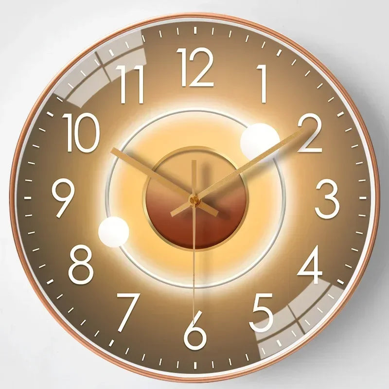 Horloge murale silencieuse, design classique intemporel pour toute pièce: salon, chambre, bureau.
