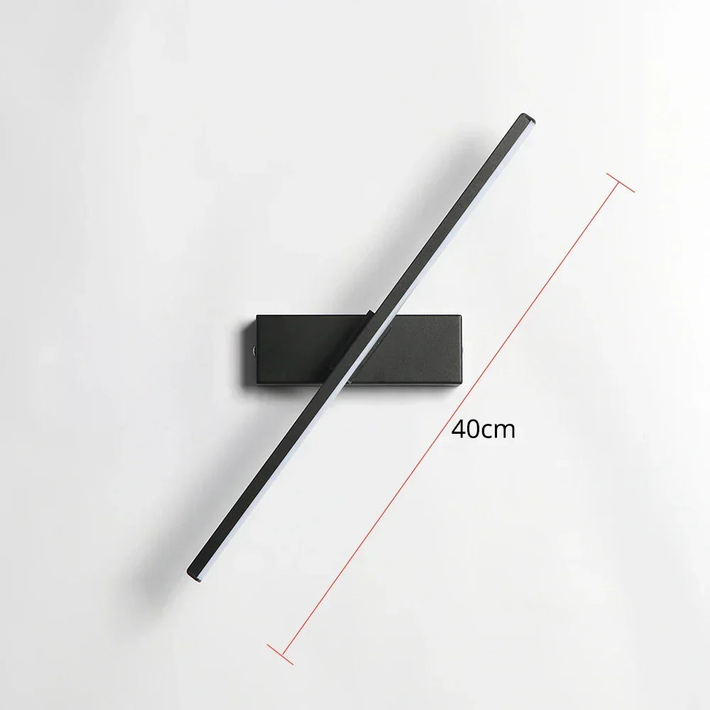 Applique murale LED AuroLite au design élégant, éclairage moderne économe en énergie pour tout intérieur.