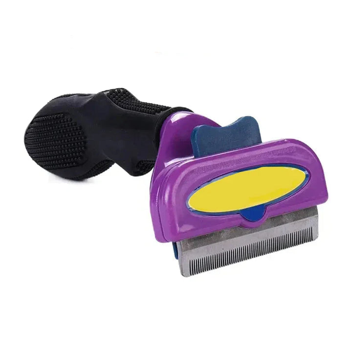 Brosse anti-chute pour chiens et chats, soin du pelage, retire les poils morts sans effort.